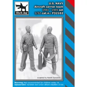   Black Dog F32102 US NAVY aircraftcarrier team 1941-45 set dioráma makett kiegészítő (1/32)