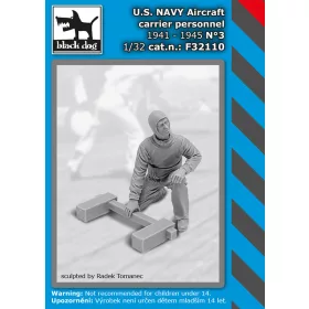   Black Dog F32110 U.S. NAVY aircraft carrier personnel 1941-45 N°3 dioráma makett kiegészítő (1/32)