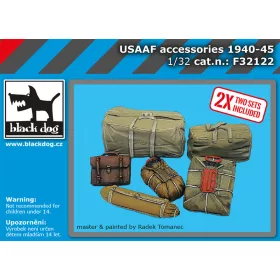   Black Dog F32122 USAAF accessories set dioráma makett kiegészítő (1/32)