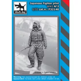   Black Dog F32140 Japanese fighter pilot WW II N°2 dioráma makett kiegészítő (1/32)