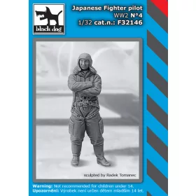  Black Dog F32146 Japanese fighter pilot WW II N°4 dioráma makett kiegészítő (1/32)