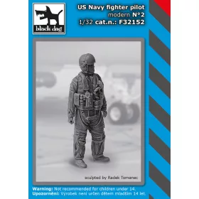   Black Dog F32152 US Navy modern pilot N°2 dioráma makett kiegészítő (1/32)