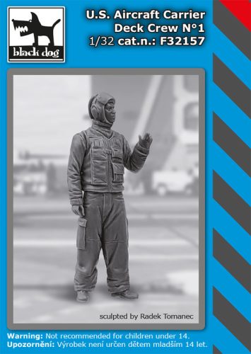 Black Dog F32157 US aircraft carrier deck crew N°1 dioráma makett kiegészítő (1/32)