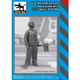   Black Dog F32158 US aircraft carrier deck crew N°2 dioráma makett kiegészítő (1/32)