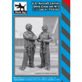   Black Dog F32162 US aircraft carrier deck crew set N°2 dioráma makett kiegészítő (1/32)