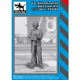   Black Dog F32163 US aircraft carrier deck crew N°5 dioráma makett kiegészítő (1/32)
