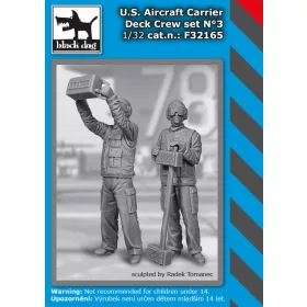   Black Dog F32165 US aircraft carrier deck crew set N°3 dioráma makett kiegészítő (1/32)