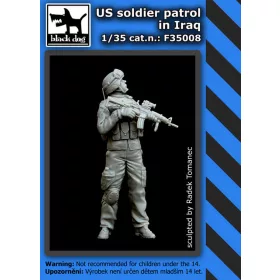   Black Dog F35008 US soldier patrol in Iraq dioráma makett kiegészítő (1/35)