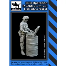   Black Dog F35011 EOD OPERATION IN IRAQ /for EOD Robot dioráma makett kiegészítő (1/35)