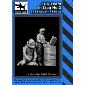   Black Dog F35012 EOD TEAM IN IRAQ N°2 dioráma makett kiegészítő (1/35)