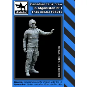   Black Dog F35013 Canadian tank crew in Afganistan N°1 dioráma makett kiegészítő (1/35)