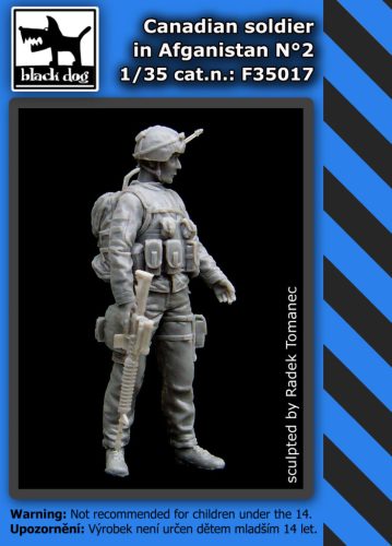 Black Dog F35017 Canadian soldier in Afganistan N°2 dioráma makett kiegészítő (1/35)