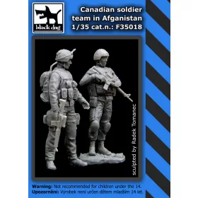   Black Dog F35018 Canadian soldier team in Afganistan dioráma makett kiegészítő (1/35)