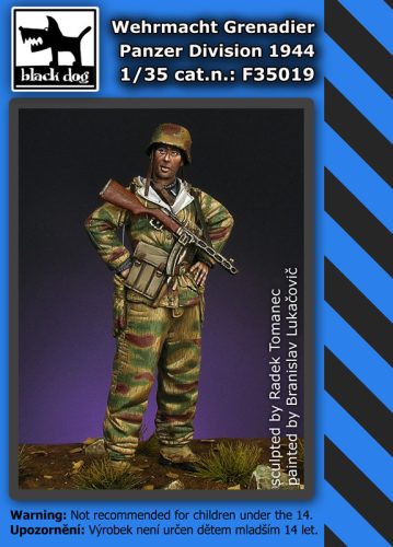 Black Dog F35019 Wehrmacht grenadier 1944 dioráma makett kiegészítő (1/35)