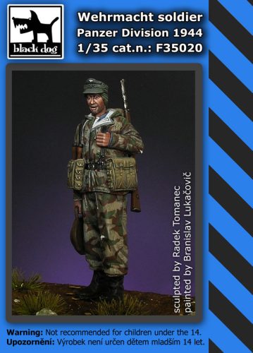 Black Dog F35020 Wehrmacht soldier 1944 dioráma makett kiegészítő (1/35)