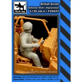   Black Dog F35027 British driver Defender Wolf Afghanistan dioráma makett kiegészítő (1/35)
