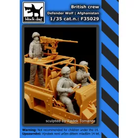   Black Dog F35029 British crew Defender Wolf Afghanistan dioráma makett kiegészítő (1/35)