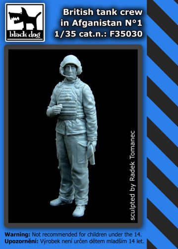 Black Dog F35030 British tank crew in Afganistan N°1 dioráma makett kiegészítő (1/35)