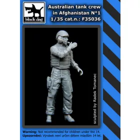   Black Dog F35036 Australian tank crew in Afghanistan N°1 dioráma makett kiegészítő (1/35)