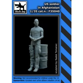   Black Dog F35040 US soldier in Afghanistan dioráma makett kiegészítő (1/35)