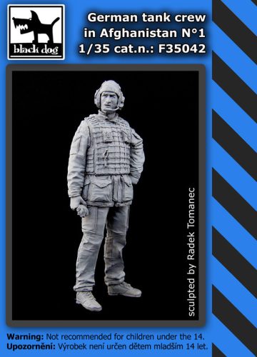 Black Dog F35042 German tank crew in Afghanistan N°1 dioráma makett kiegészítő (1/35)