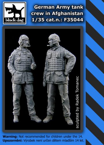 Black Dog F35044 German army tank crew in Afghaistan dioráma makett kiegészítő (1/35)