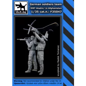   Black Dog F35047 German soldiers teamEMT Aladinin Afghanist. dioráma makett kiegészítő (1/35)