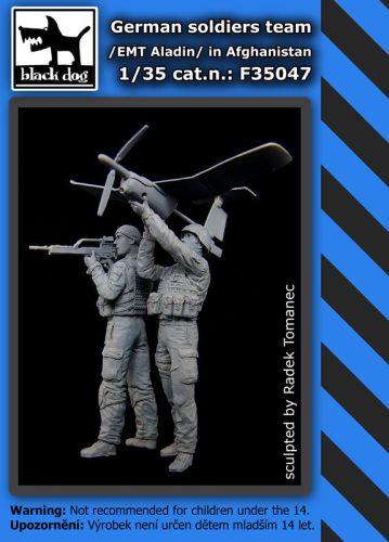 Black Dog F35047 German soldiers teamEMT Aladinin Afghanist. dioráma makett kiegészítő (1/35)