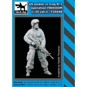   Black Dog F35048 US soldier in Iraq N°1 dioráma makett kiegészítő (1/35)