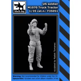   Black Dog F35051 Us soldier M1070 Truck tractor dioráma makett kiegészítő (1/35)