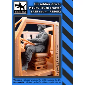   Black Dog F35052 Us soldier driver M1070 Truck tractor dioráma makett kiegészítő (1/35)
