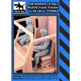   Black Dog F35053 Us soldiers 2fig.M1070 Truck tractor dioráma makett kiegészítő (1/35)