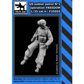   Black Dog F35055 US soldier patrol operation FREEDOM N°1 dioráma makett kiegészítő (1/35)