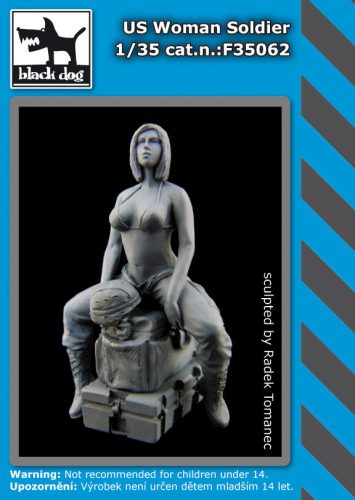 Black Dog F35062 US Woman Soldier dioráma makett kiegészítő (1/35)