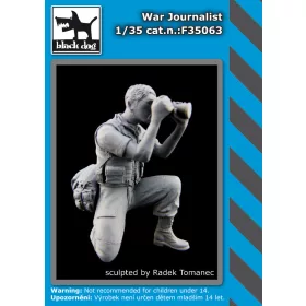   Black Dog F35063 War Journalist dioráma makett kiegészítő (1/35)
