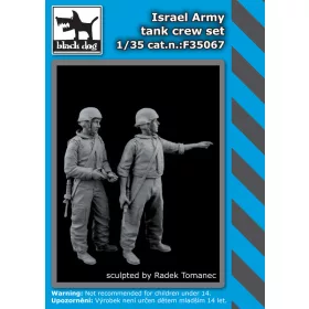   Black Dog F35067 Israel army tank crew set dioráma makett kiegészítő (1/35)