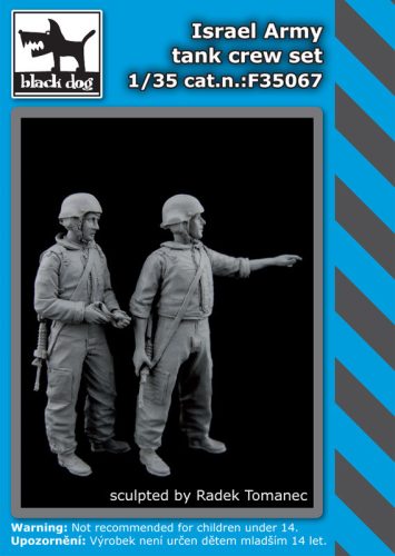 Black Dog F35067 Israel army tank crew set dioráma makett kiegészítő (1/35)