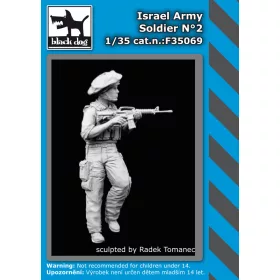   Black Dog F35069 Israel army soldier N°2 dioráma makett kiegészítő (1/35)