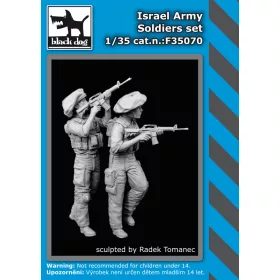   Black Dog F35070 Israel army soldiers set dioráma makett kiegészítő (1/35)