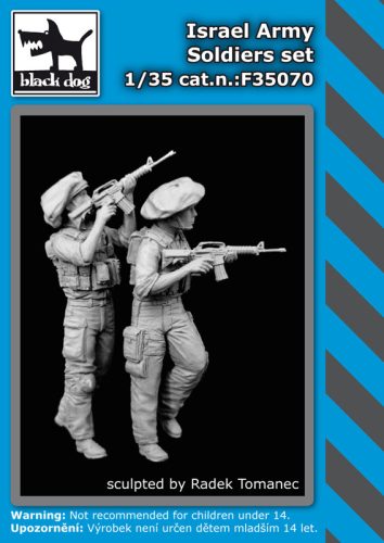 Black Dog F35070 Israel army soldiers set dioráma makett kiegészítő (1/35)