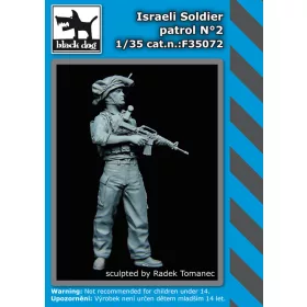   Black Dog F35072 Israeli soldier patrol N°2 dioráma makett kiegészítő (1/35)