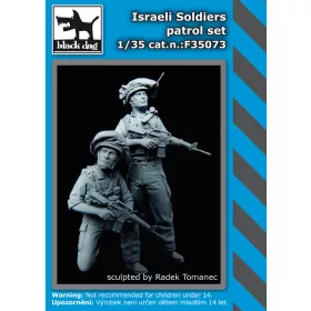   Black Dog F35073 Israeli soldiers patrol set dioráma makett kiegészítő (1/35)