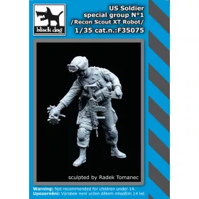   Black Dog F35075 US soldier special group N°1 dioráma makett kiegészítő (1/35)