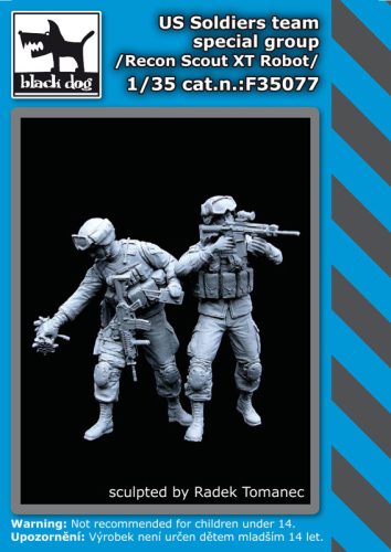 Black Dog F35077 US soldiers team special group dioráma makett kiegészítő (1/35)