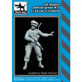   Black Dog F35078 US soldier special group N°3 dioráma makett kiegészítő (1/35)