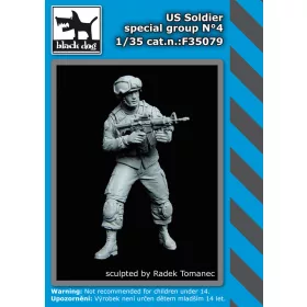   Black Dog F35079 US soldier special group N°4 dioráma makett kiegészítő (1/35)