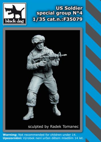 Black Dog F35079 US soldier special group N°4 dioráma makett kiegészítő (1/35)