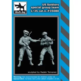   Black Dog F35080 US soldiers special group team dioráma makett kiegészítő (1/35)
