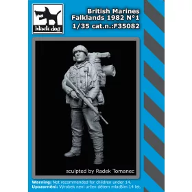   Black Dog F35082 British Marines Falklands 1982 N°1 dioráma makett kiegészítő (1/35)