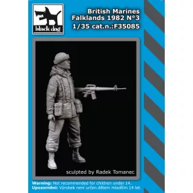   Black Dog F35085 British Marines Falklands 1982 n°3 dioráma makett kiegészítő (1/35)